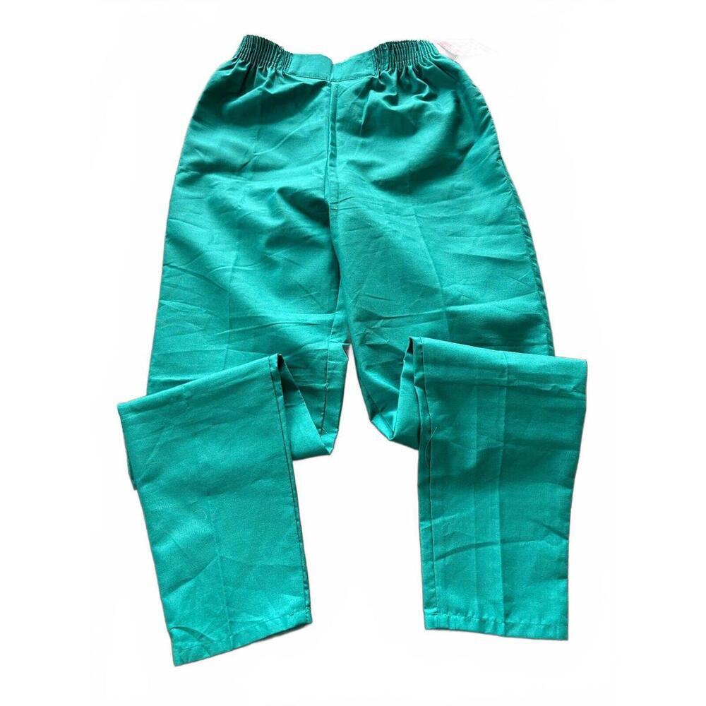 milliken   scrub pants xs new with tags‎  green elastic